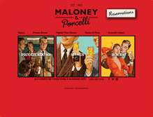 Tablet Screenshot of maloneyandporcelli.com